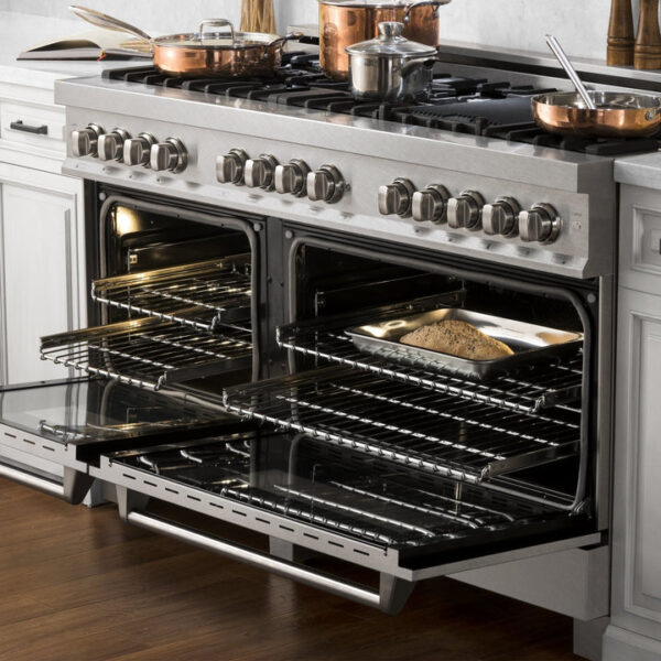 ZLINE 60 in. 7.4 cu. ft. Dual Fuel Range with Gas Stove and Electric Oven in Fingerprint Resistant Stainless Steel (RAS-SN-60) - Image 49