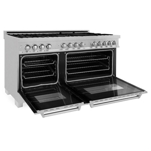 ZLINE 60 in. 7.4 cu. ft. Dual Fuel Range with Gas Stove and Electric Oven in Fingerprint Resistant Stainless Steel (RAS-SN-60) - Image 56
