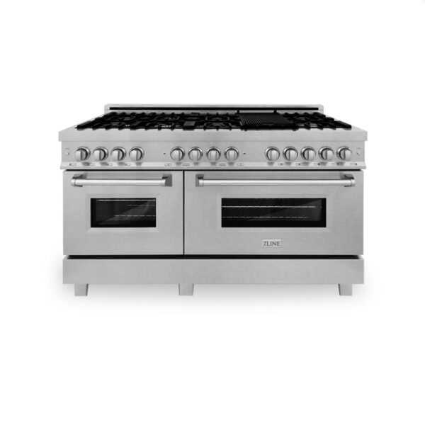 ZLINE 60 in. 7.4 cu. ft. Dual Fuel Range with Gas Stove and Electric Oven in Fingerprint Resistant Stainless Steel (RAS-SN-60) - Image 49