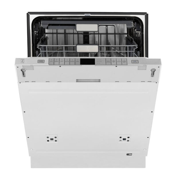 ZLINE 24 in. Panel-Ready Monument Series 3rd Rack Top Touch Control Dishwasher with Stainless Steel Tub, 45dBa (DWMT-24) - Image 11