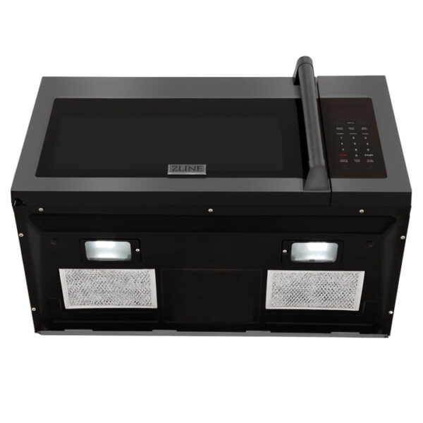 ZLINE 30 in. Black Stainless Steel Over the Range Convection Microwave Oven with Traditional Handle (MWO-OTR-H-BS) - Image 11