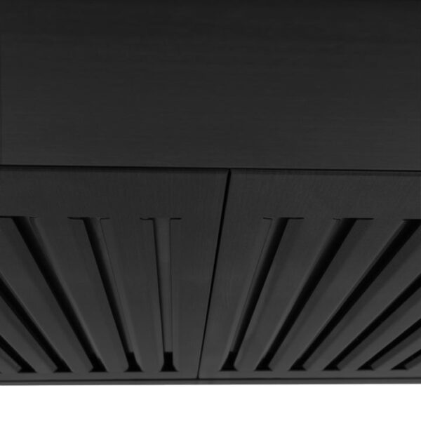 ZLINE Recirculating Wall Mount Range Hood with Charcoal Filters in Black Stainless Steel (BSKBN-CF-36) - Image 5