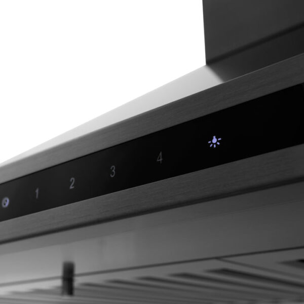 ZLINE Recirculating Wall Mount Range Hood with Charcoal Filters in Black Stainless Steel (BSKBN-CF-36) - Image 3