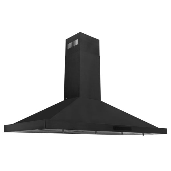 ZLINE Recirculating Wall Mount Range Hood with Charcoal Filters in Black Stainless Steel (BSKBN-CF-36) - Image 4