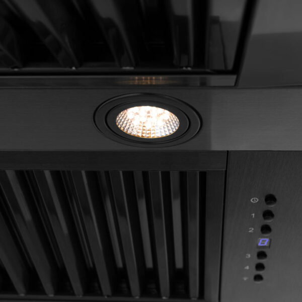 ZLINE Black Stainless Steel Range Hood with Black Stainless Steel Handle and Size Options(BS655-BS) - Image 3