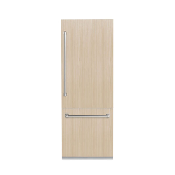 ZLINE 30 in. 16.1 cu. ft. Panel Ready Built-In 2-Door Bottom Freezer Refrigerator with Internal Water and Ice Dispenser (RBIV-30) - Image 16
