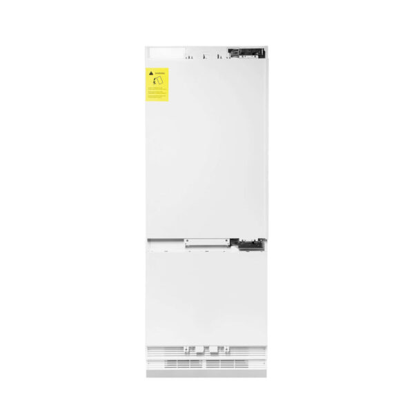 ZLINE 30 in. 16.1 cu. ft. Panel Ready Built-In 2-Door Bottom Freezer Refrigerator with Internal Water and Ice Dispenser (RBIV-30) - Image 17