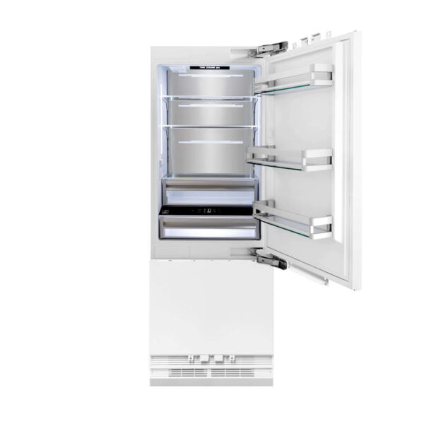 ZLINE 30 in. 16.1 cu. ft. Panel Ready Built-In 2-Door Bottom Freezer Refrigerator with Internal Water and Ice Dispenser (RBIV-30) - Image 14