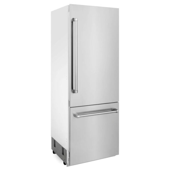 ZLINE 30 in. 16.1 cu. ft. Built-In 2-Door Bottom Freezer Refrigerator with Internal Water and Ice Dispenser in Stainless Steel (RBIV-304-30) - Image 26