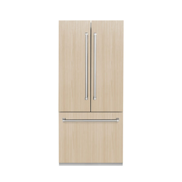 ZLINE 36 in. 19.6 cu. Ft. Panel Ready Built-In 3-Door French Door Refrigerator with Internal Water and Ice Dispenser (RBIV-36) - Image 10