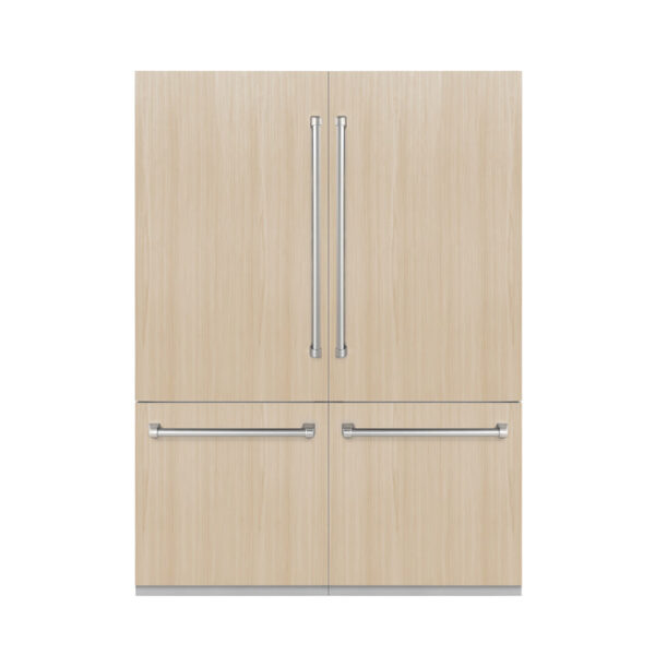 ZLINE 60 in. 32.2 cu. Ft. Panel Ready Built-In 4-Door French Door Refrigerator with Internal Water and Ice Dispenser (RBIV-60) - Image 12