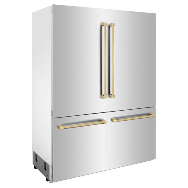 ZLINE 36 in. Freestanding French Door Refrigerator with Ice Maker in Black Stainless Steel (RFM-36-BS) - Image 13
