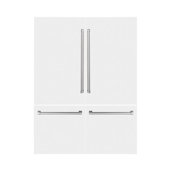 Panels & Handles Only- ZLINE 60 in. Refrigerator Panels in White Matte for a 60 in. Built-in Refrigerator (RPBIV-WM-60)