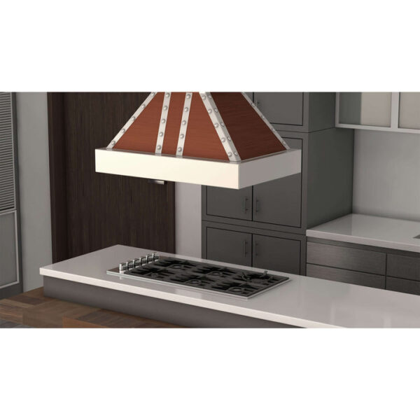 ZLINE 30 in. Designer Series Copper Island Range Hood (655i-CSSSS-30) - Image 2