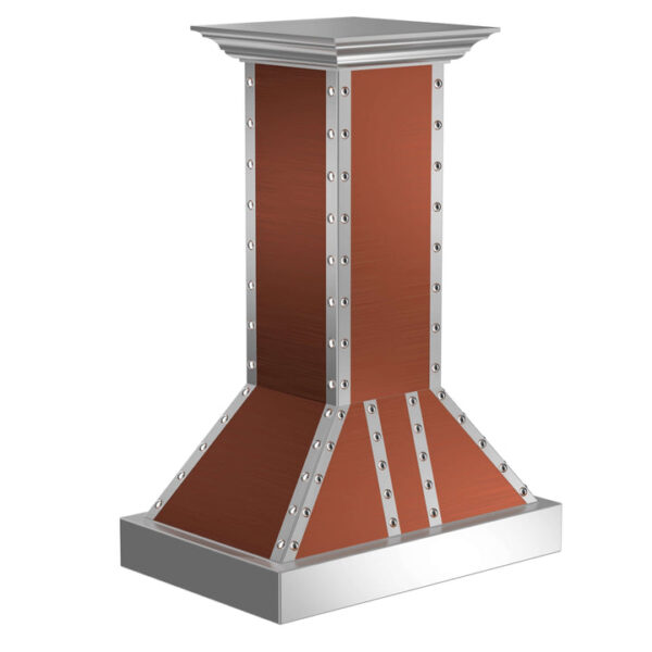 ZLINE 30 in. Designer Series Copper Island Range Hood (655i-CSSSS-30) - Image 8