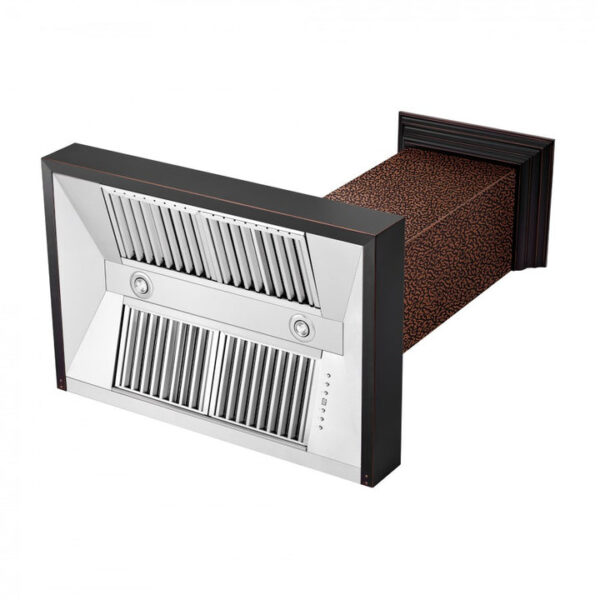 ZLINE Designer Series Wall Mount Range Hood in Copper with Size Options (655-EBXXX) - Image 6