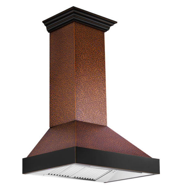 ZLINE Designer Series Wall Mount Range Hood in Copper with Size Options (655-EBXXX) - Image 3