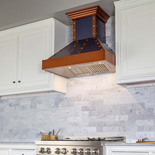 ZLINE 36 in. Designer Series Wall Mount Range Hood in Oil-Rubbed Bronze (655-BCCCC-36) - Image 4