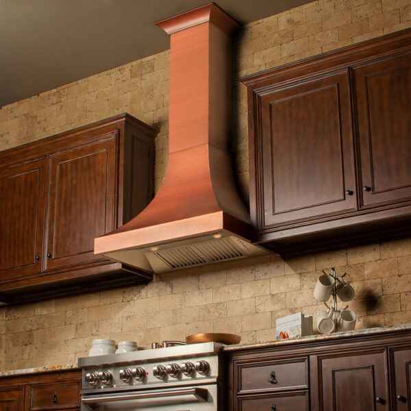 ZLINE Designer Series Copper Finish Wall Range Hood (8632C) - Image 4