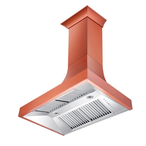 ZLINE Designer Series Copper Finish Wall Range Hood (8632C) - Image 10