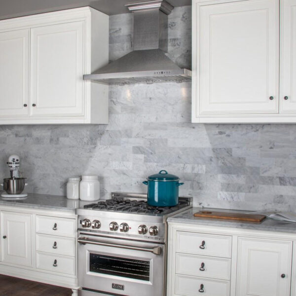 ZLINE Convertible Designer Series Fingerprint Resistant Stainless Steel Wall Mount Range Hood (8KBS) - Image 8