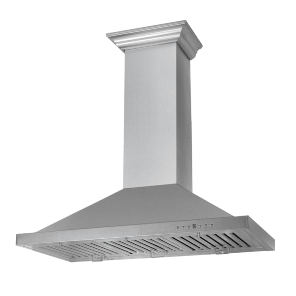 ZLINE Convertible Designer Series Fingerprint Resistant Stainless Steel Wall Mount Range Hood (8KBS) - Image 4