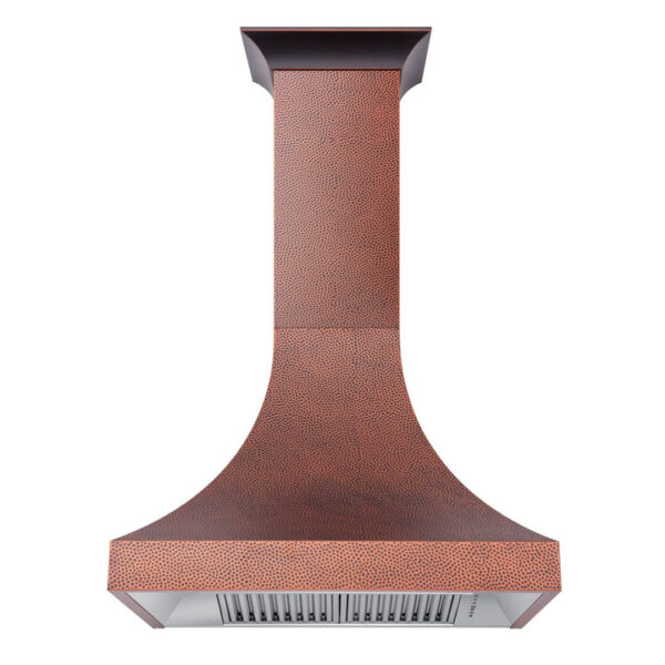 ZLINE Designer Series Hand-Hammered Copper Finish Wall Range Hood (8632H) - Image 7