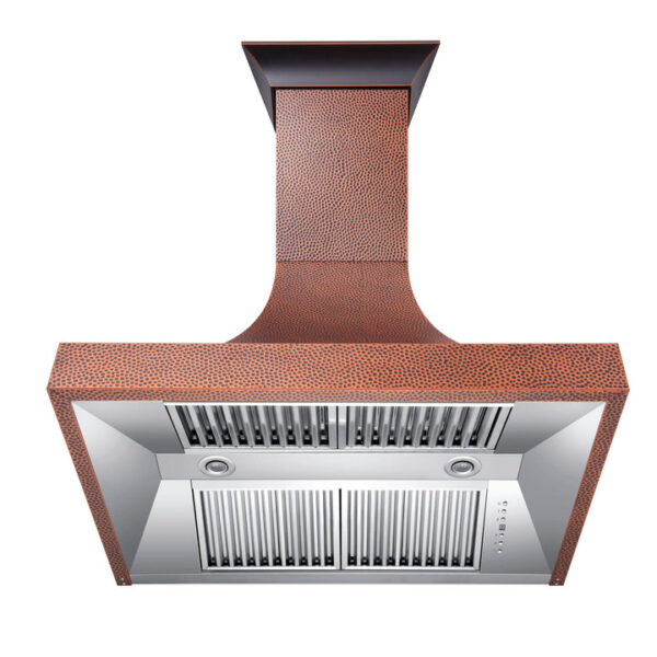 ZLINE Designer Series Hand-Hammered Copper Finish Wall Range Hood (8632H) - Image 5