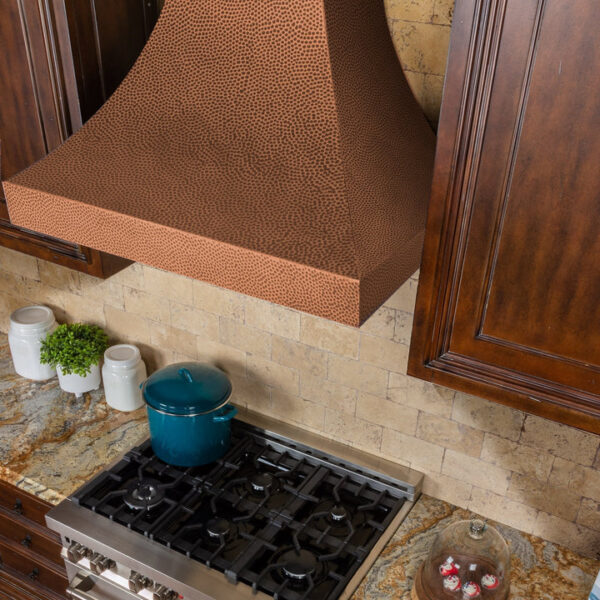 ZLINE Designer Series Hand-Hammered Copper Finish Wall Range Hood (8632H) - Image 6