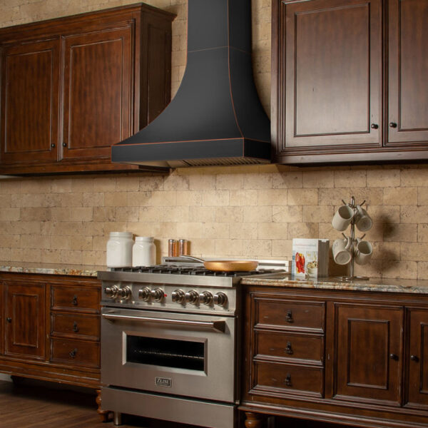 ZLINE Designer Series Oil-Rubbed Bronze Wall Range Hood (8632B) - Image 5