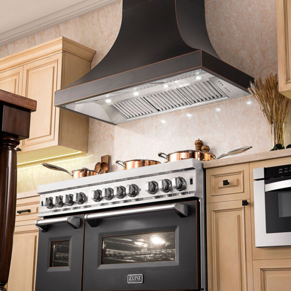 ZLINE Designer Series Oil-Rubbed Bronze Wall Range Hood (8632B) - Image 12