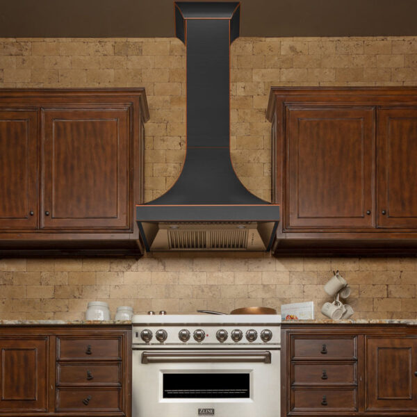 ZLINE Designer Series Oil-Rubbed Bronze Wall Range Hood (8632B) - Image 2