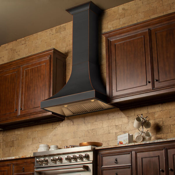ZLINE Designer Series Oil-Rubbed Bronze Wall Range Hood (8632B) - Image 3