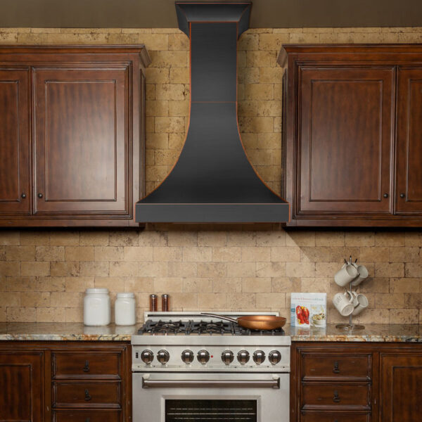 ZLINE Designer Series Oil-Rubbed Bronze Wall Range Hood (8632B) - Image 4