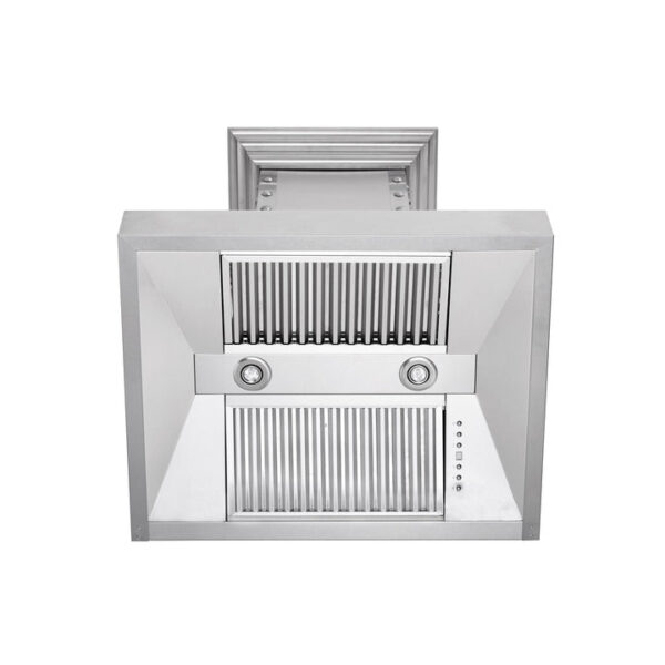 ZLINE Designer Series Ducted Wall Mount Range Hood in Fingerprint Resistant Stainless Steel (655-4SSSS) - Image 9