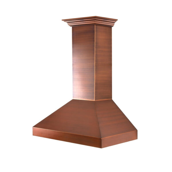 ZLINE Convertible Designer Series Copper Wall Mount Range Hood (8667C) - Image 9