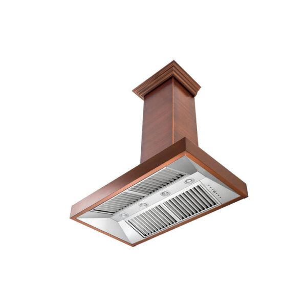 ZLINE Convertible Designer Series Copper Wall Mount Range Hood (8667C) - Image 6