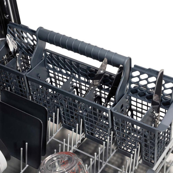 ZLINE 24 in. Panel-Included Monument Series 3rd Rack Top Touch Control Dishwasher with Black Matte Door, 45dBa (DWMT-BLM-24) - Image 4