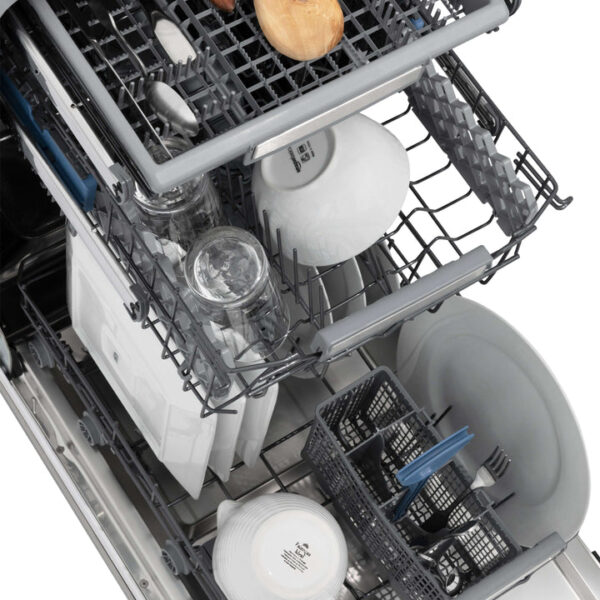 ZLINE 18" Tallac Series 3rd Rack Top Control Dishwasher in Custom Panel Ready with Stainless Steel Tub, 51dBa (DWV-18) - Image 6