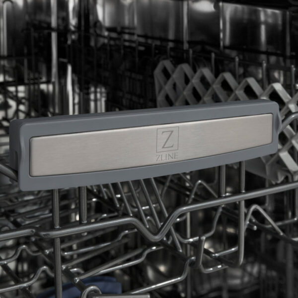 ZLINE 18 in. Tallac Series 3rd Rack Top Control Dishwasher in a Stainless Steel Tub with Unfinished Wooden Panel, 51dBa (DWV-UF-18) - Image 8