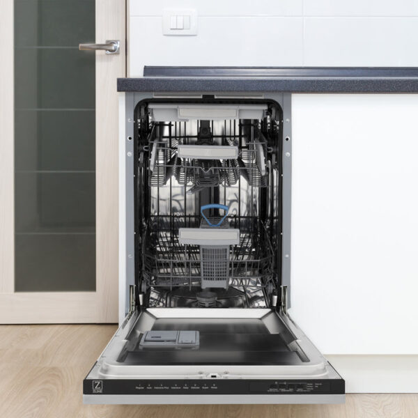 ZLINE 18 in. Tallac Series 3rd Rack Top Control Dishwasher in a Stainless Steel Tub and Panel, 51dBa (DWV-304-18) - Image 3
