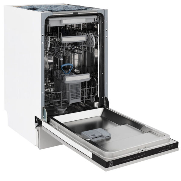 ZLINE 18 in. Tallac Series 3rd Rack Top Control Dishwasher in a Stainless Steel Tub and Panel, 51dBa (DWV-304-18) - Image 9