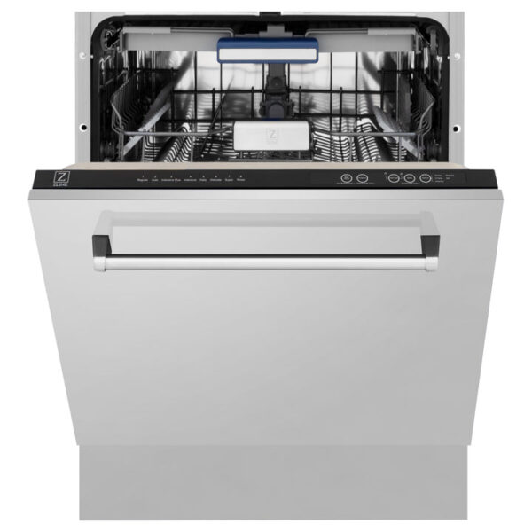 ZLINE 24" Tallac Series 3rd Rack Dishwasher in Stainless Steel with Traditional Handle, 51dBa (DWV-304-24) - Image 7