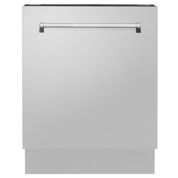 ZLINE 24" Tallac Series 3rd Rack Dishwasher in Stainless Steel with Traditional Handle, 51dBa (DWV-304-24)