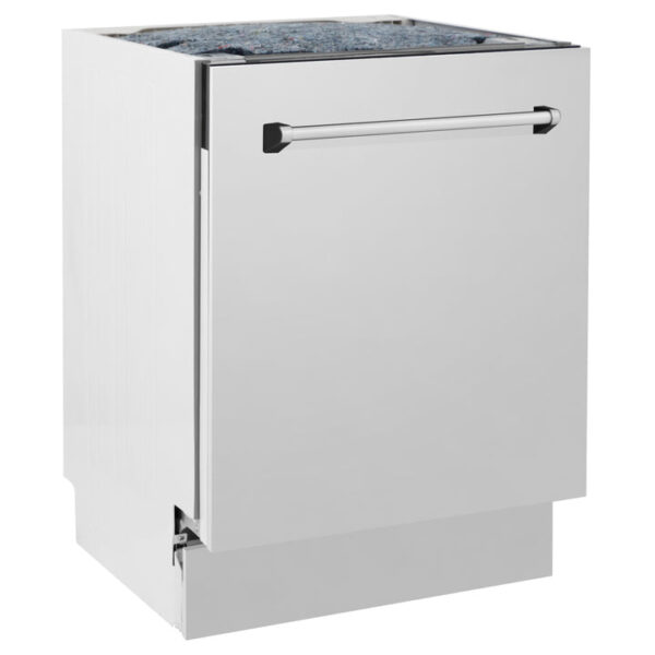 ZLINE 24" Tallac Series 3rd Rack Dishwasher in Stainless Steel with Traditional Handle, 51dBa (DWV-304-24) - Image 13