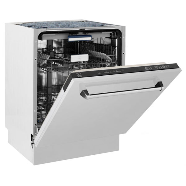 ZLINE 24" Tallac Series 3rd Rack Dishwasher in Stainless Steel with Traditional Handle, 51dBa (DWV-304-24) - Image 6