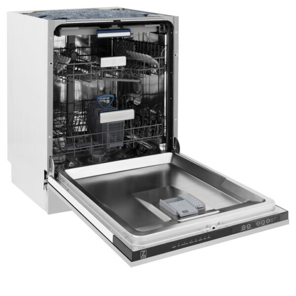 ZLINE 24" Tallac Series 3rd Rack Dishwasher in Stainless Steel with Traditional Handle, 51dBa (DWV-304-24) - Image 5