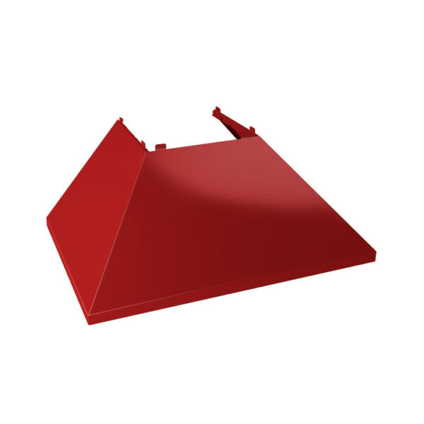 ZLINE Ducted Fingerprint Resistant Stainless Steel Range Hood with Red Gloss Shell (8654RG) - Image 8