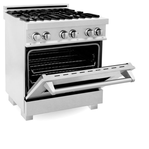 ZLINE 30 in. 4.0 cu. ft. Dual Fuel Range with Gas Stove and Electric Oven in All Fingerprint Resistant Stainless Steel (RAS-SN-30) - Image 18