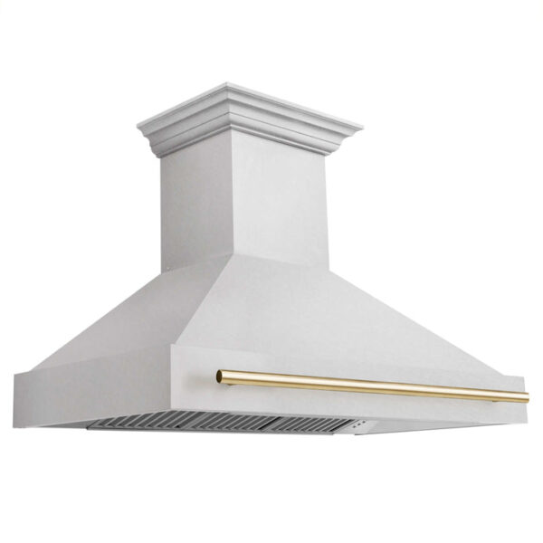 48 in. ZLINE Autograph Edition Fingerprint Resistant Stainless Steel Range Hood (8654SNZ-48) - Image 10